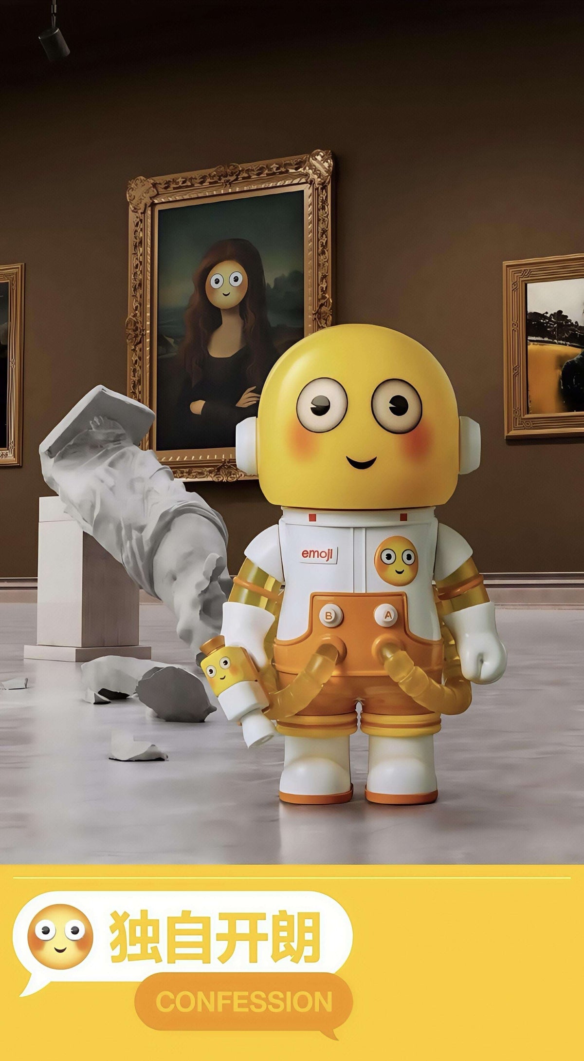 MEGA SPACE MOLLY 100% × emoji™ Series