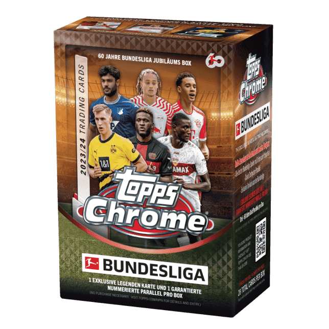 2023/24 Topps Chrome Bundesliga Soccer Hobby Box - Premier Trading Cards