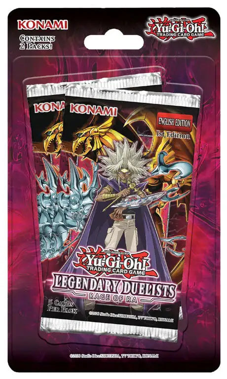 YGO Rage of Ra 1st Edition 2 Pack Blister - Premier Trading Cards