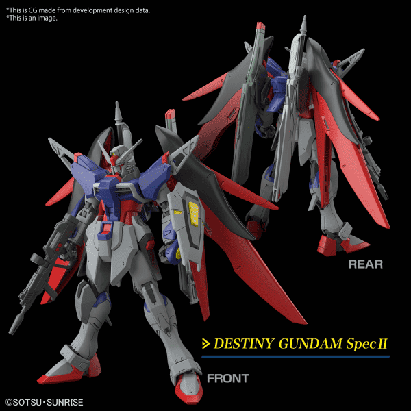 HG 1/144 Destiny Gundam Spec 2 & Zeus Silhouette Plastic Model Kit