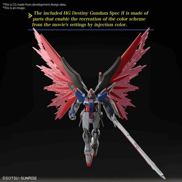 HG 1/144 Destiny Gundam Spec 2 & Zeus Silhouette Plastic Model Kit