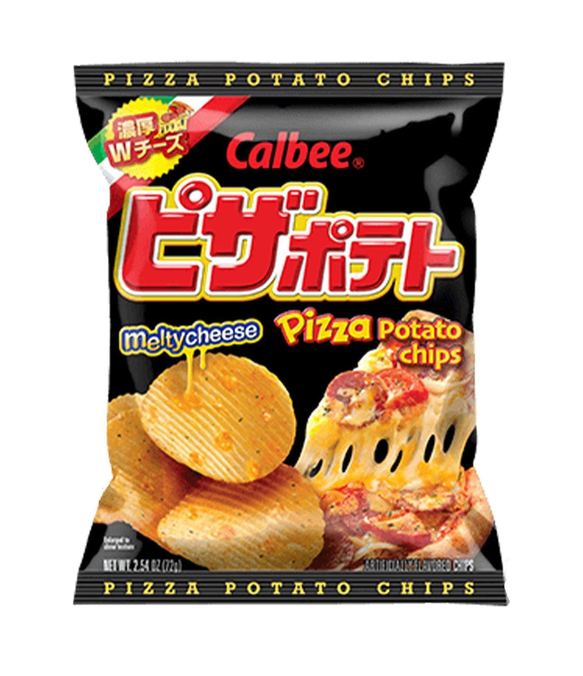 Calbee - Pizza Potato Chips 55g - Premier Trading Cards