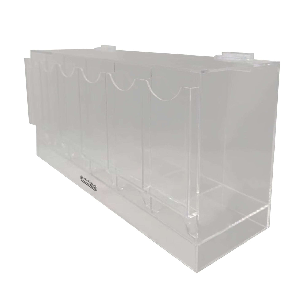 EVORETRO Acrylic Display Stand for Booster DispenserPacks – Retail Counter Unit with Top Shelf - Premier Trading Cards