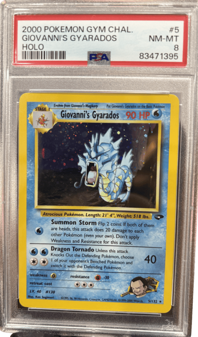 Giovanni's Gyarados - PSA 8 - 5/132