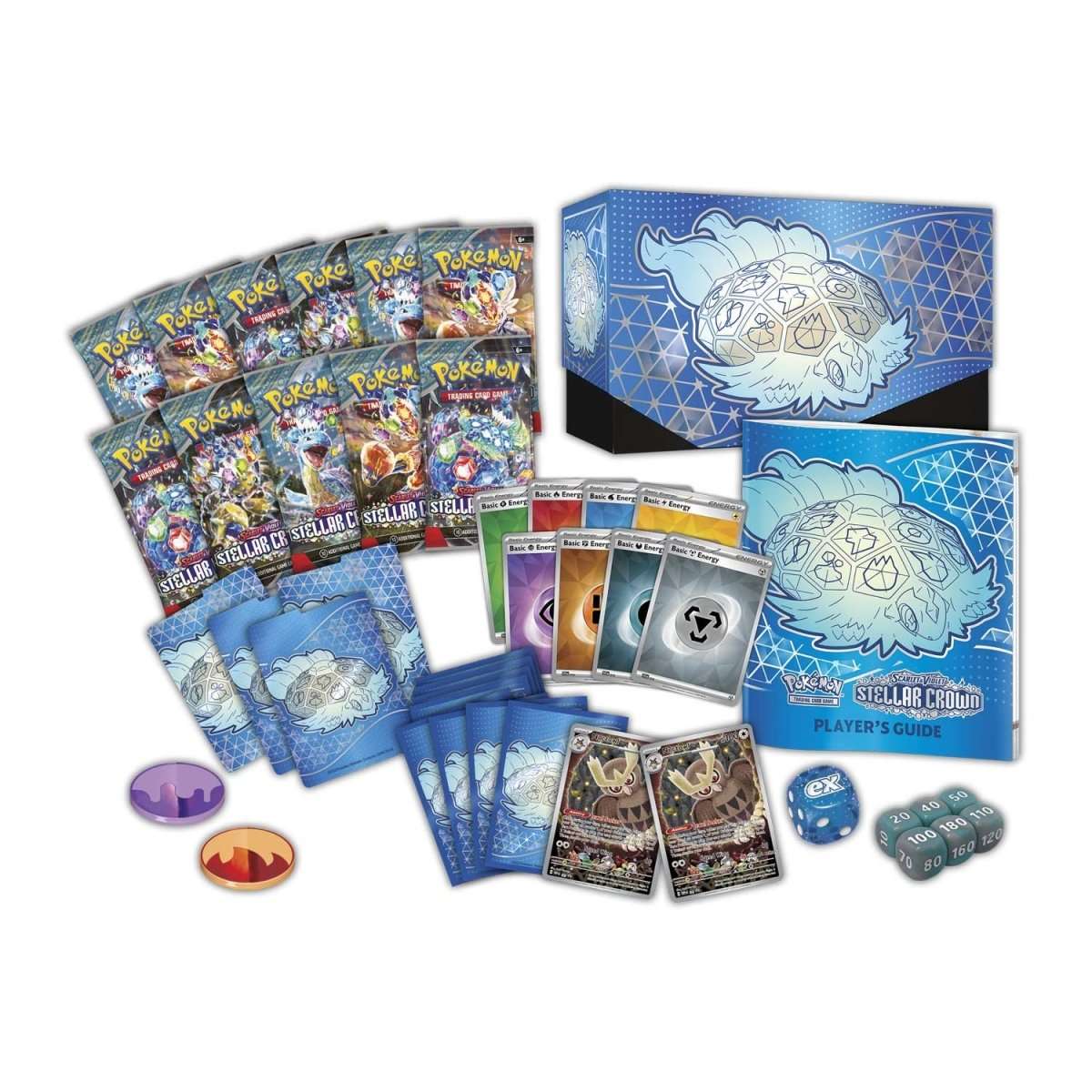 Pokémon Scarlet & Violet-Stellar Crown Elite Trainer Box (PRE-ORDER) - Premier Trading Cards