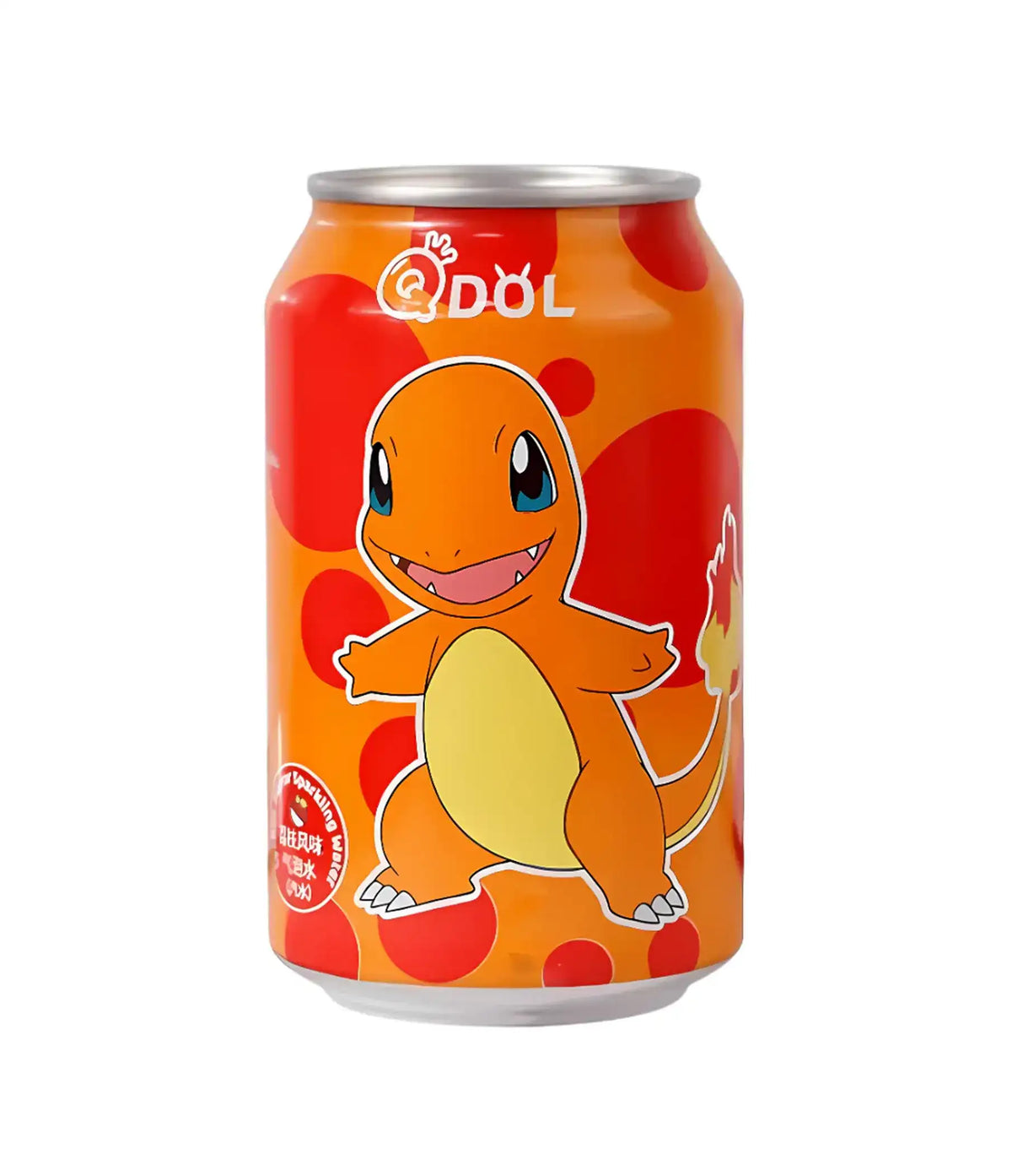 QDOL - Charmander Sparkling Water (Lychee Flavour) 330ml - Premier Trading Cards