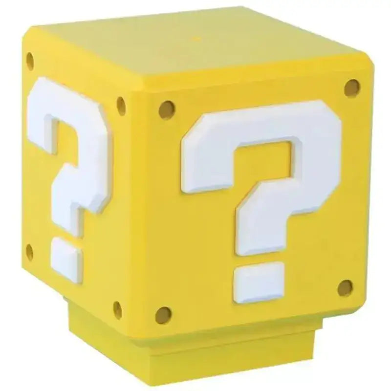 Mario "?" Cube Bedroom Bedside Lamp Home - Premier Trading Cards