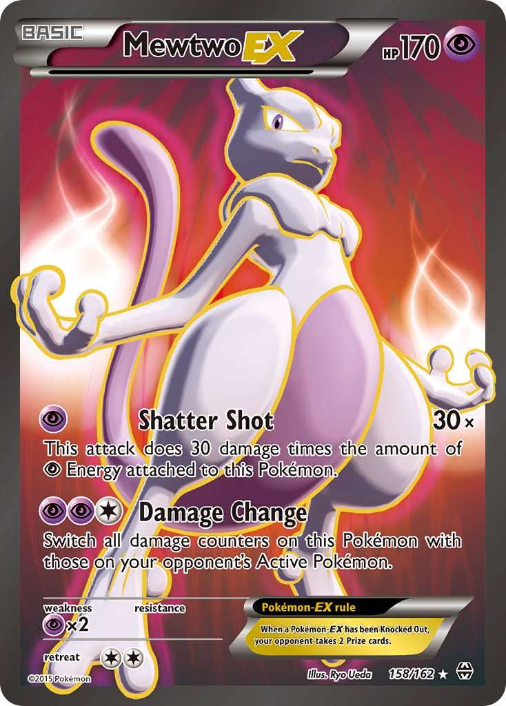 Mewtwo EX - 158/162 - Full Art Ultra Rare - Premier Trading Cards