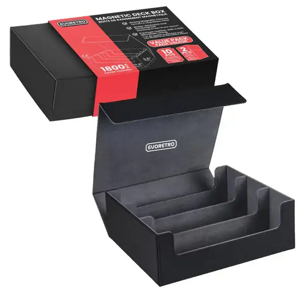 Magnetic Trading Card Deck Storage Case (3 Rows) - Premier Trading Cards