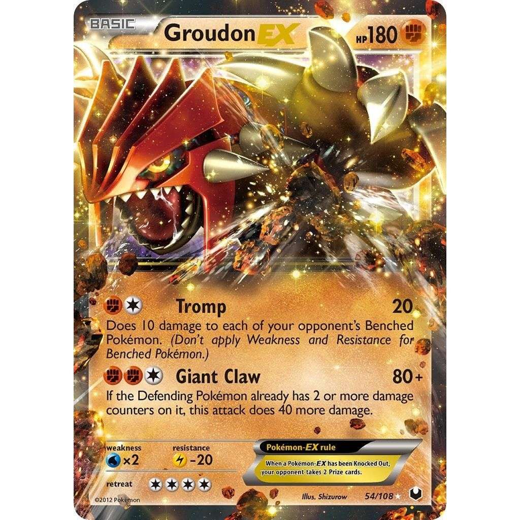 Groudon EX (54/108) (DEX) - PTC Collectibles