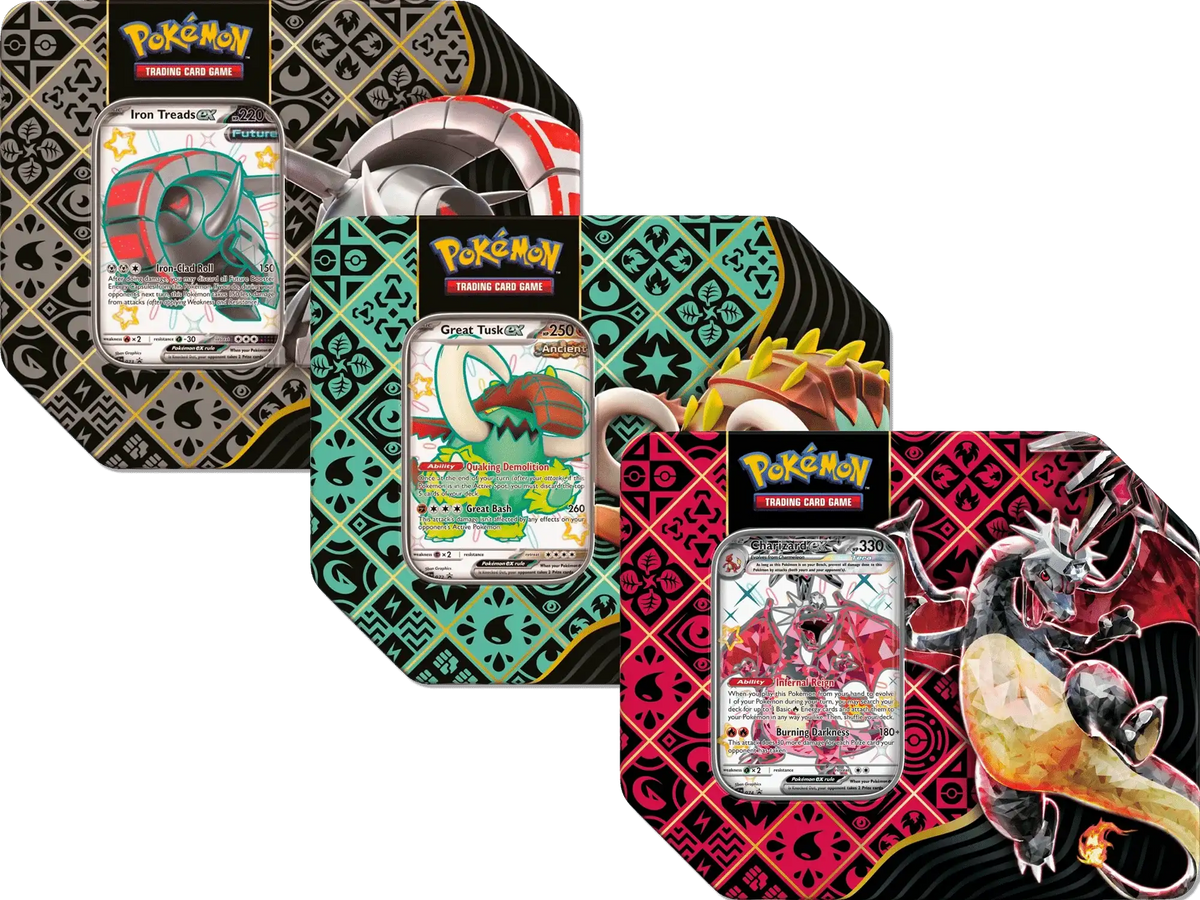 Pokemon Paldean Fates Tin - Premier Trading Cards