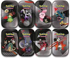 Pokémon TCG: SV10.5 Unova Mini Tin Display (8 Tins) - Premier Trading Cards