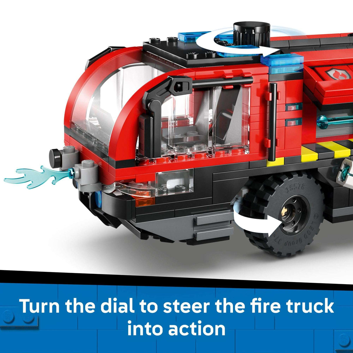 LEGO City Airport Fire Truck Kids Building Toy - Pretend Play Emergency Vehicle for Boys & Girls, Ages 7+ - Fire Engine Toy W/ 4 Firefighter Minifigures - Gift Idea for Birthdays - 60499 🍁 All In One Marketplace Canada - PTC Collectibles