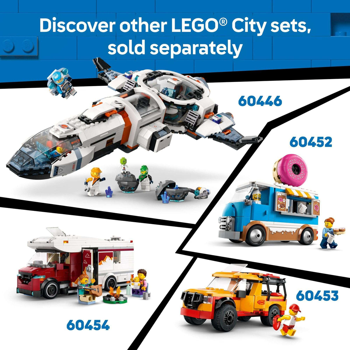 LEGO City Lifeguard Beach Rescue Truck Toy - Building Toy for Kids, Boys and Girls, Ages 6+ - Includes 2 Minifigures, Shark Toy - Gift for Beach-Loving Kids - 60453 🍁 All In One Marketplace Canada - PTC Collectibles