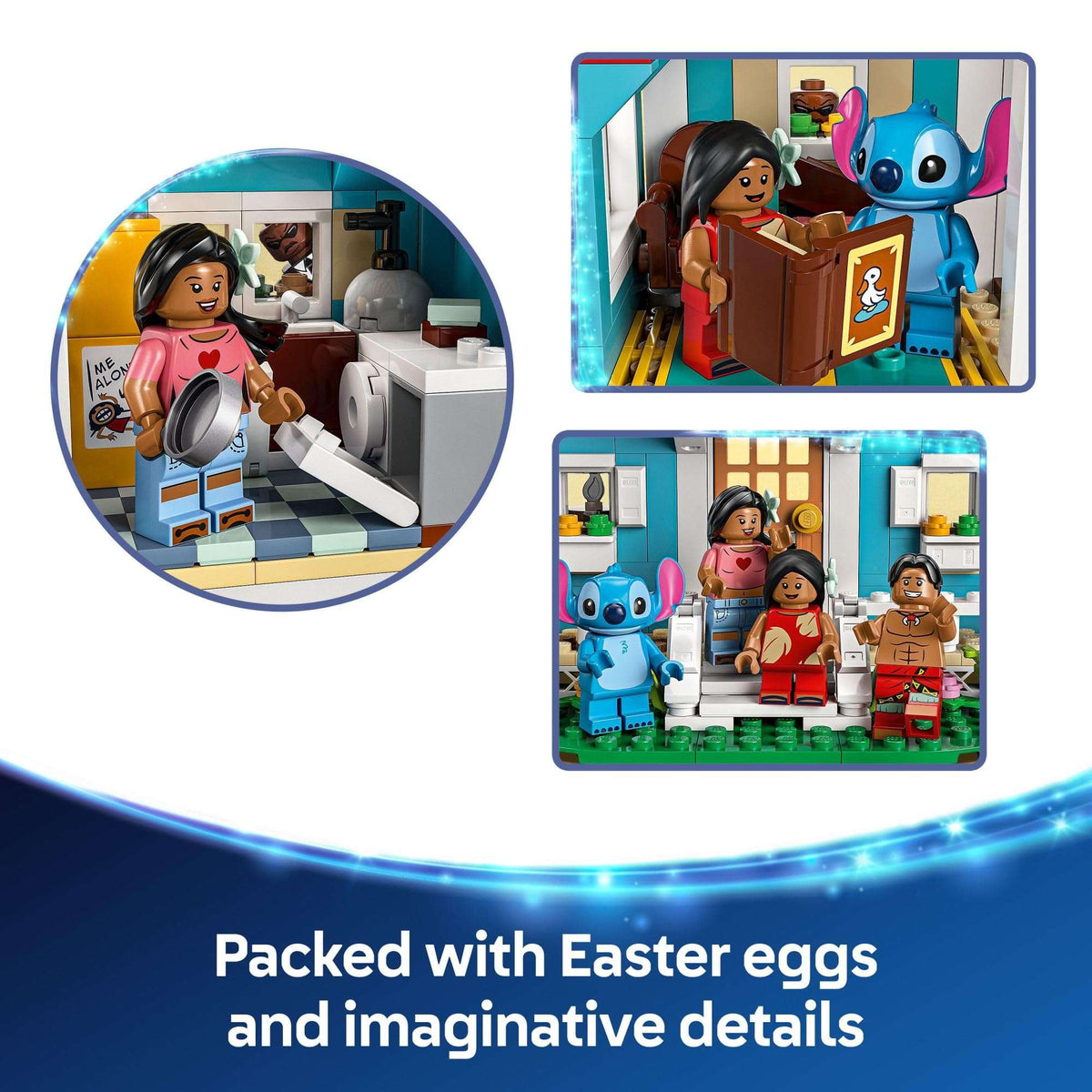 LEGO Disney Lilo and Stitch Beach House Toy - Building Playset for Kids, Girls and Boys, Ages 9+ - Includes 5 Minifigures - Disney Gift Idea for Fans of Lilo & Stitch Movie - 43268 🍁 All In One Marketplace Canada - PTC Collectibles