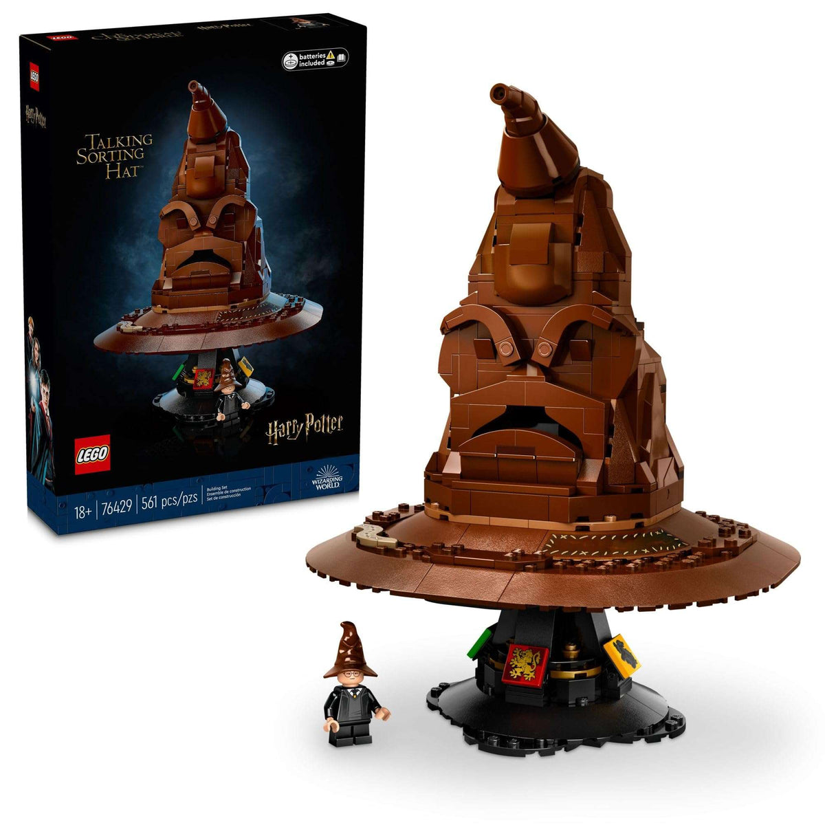 LEGO Harry Potter Talking Sorting Hat W/ 31 Voices - Harry Potter Building Set - Gift Idea for Adults, Women & Men, 18+ - 76429 🍁 All In One Marketplace Canada - PTC Collectibles