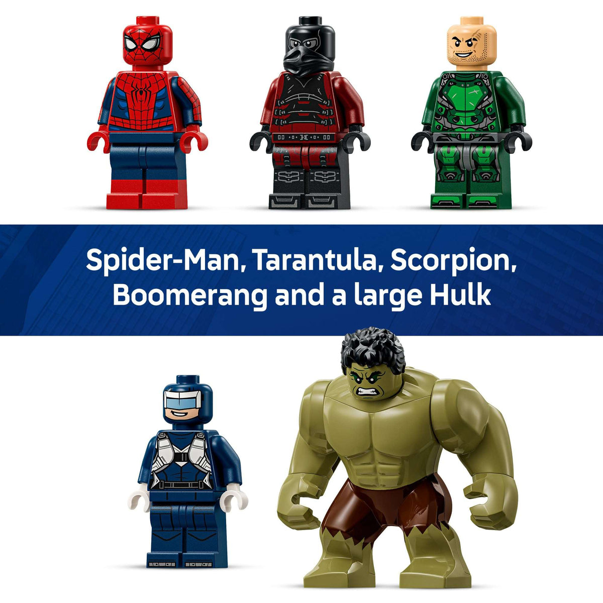 LEGO Marvel Spider-Man vs Hulk Epic Clash - Super Hero Building Toy for Boys & Girls, Ages 8+ - Includes 5 Minifigures & Hulk Figure - Spiderman Toy for Fans - Gift for Birthdays - 76350 🍁 All In One Marketplace Canada - PTC Collectibles