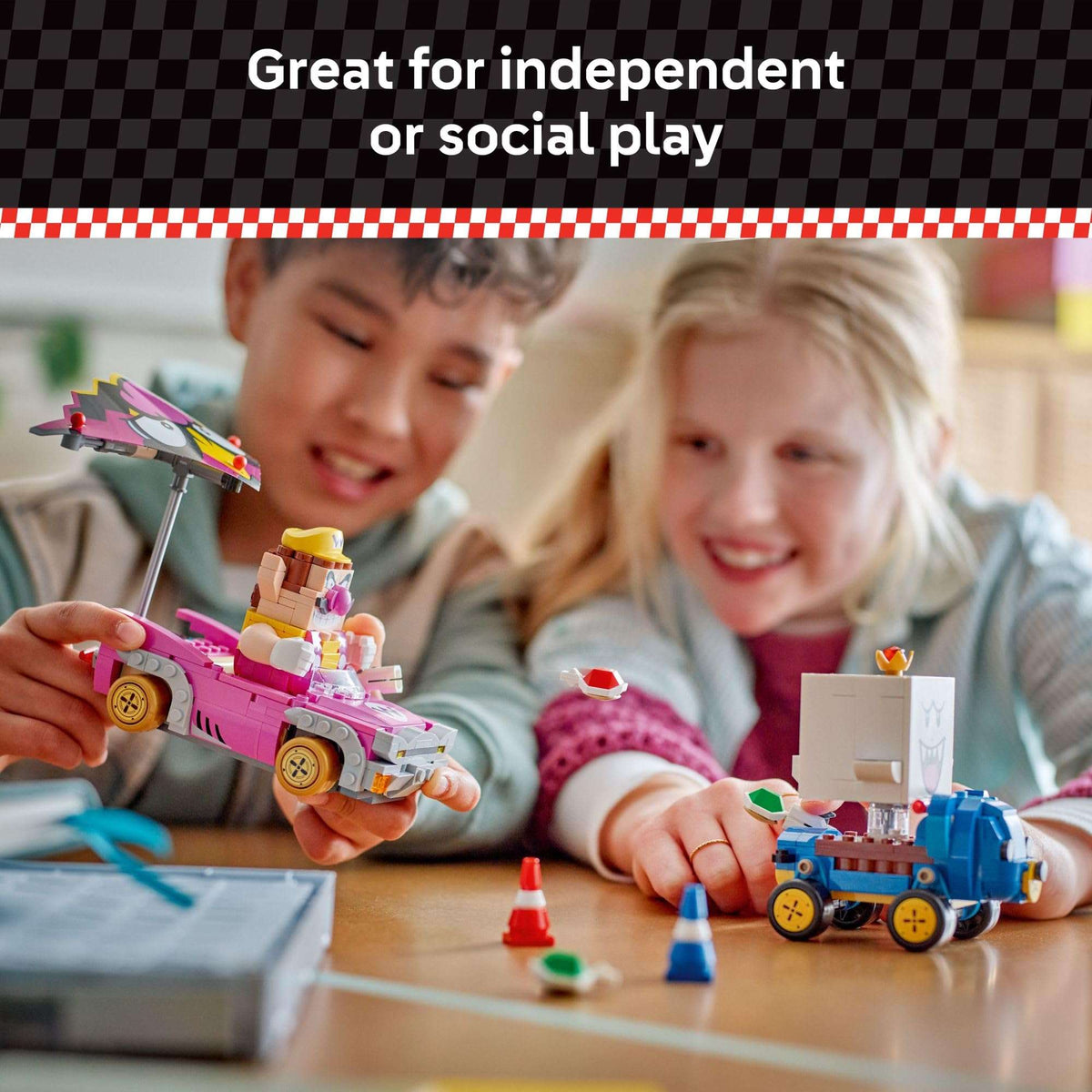 LEGO Super Mario: Mario Kart – Wario & King Boo Building Toy for Kids - Buildable Car Toys W/Drifting Action for Boys & Girls, Ages 8+ - Pretend Play Gift Idea for Birthdays & Any Gaming Fans - 72038 🍁 All In One Marketplace Canada - PTC Collectibles