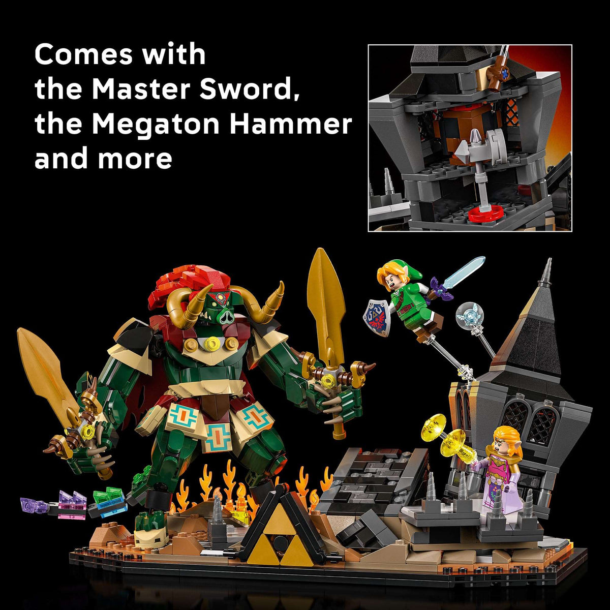 LEGO The Legend of Zelda: Ocarina of Time – The Final Battle - Building Set for Adults, Ages 18+ - Nintendo Collectible with Link & Zelda Minifigures - Bedroom or Game Room Decor - 77093 🍁 All In One Marketplace Canada - PTC Collectibles