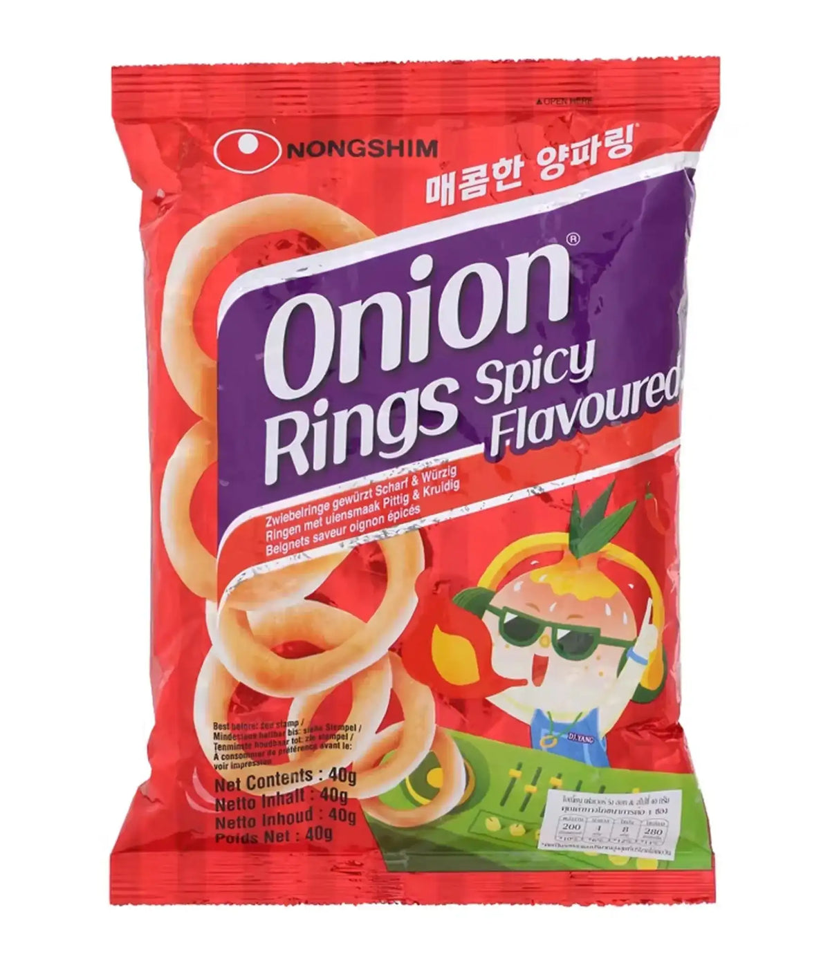 Nongshim - Onion Rings Spicy Flavoured 40g - PTC Collectibles