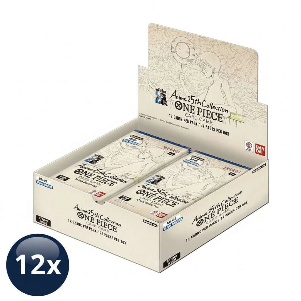 One Piece EB-02 Anime 25th Collection Booster Box CASE (12ct) - PTC Collectibles