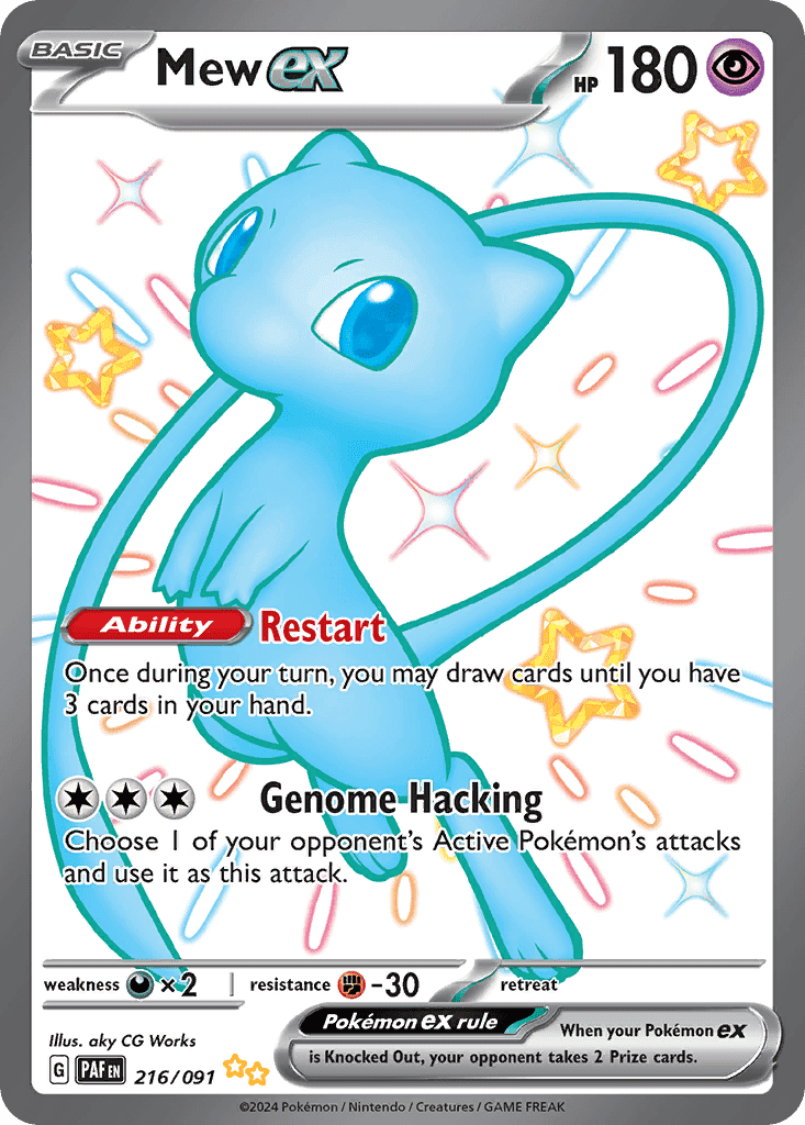 Mew EX - 216/091 - Mint Condition - Premier Trading Cards