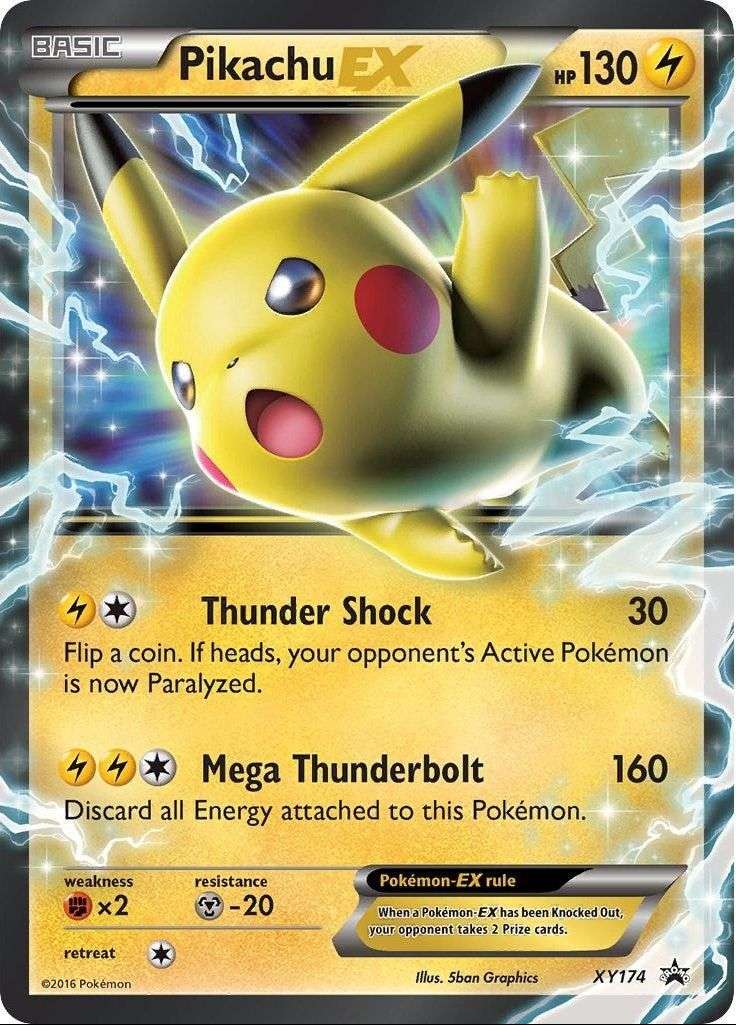 Pikachu EX - XY174 (XY174) (PR) - PTC Collectibles