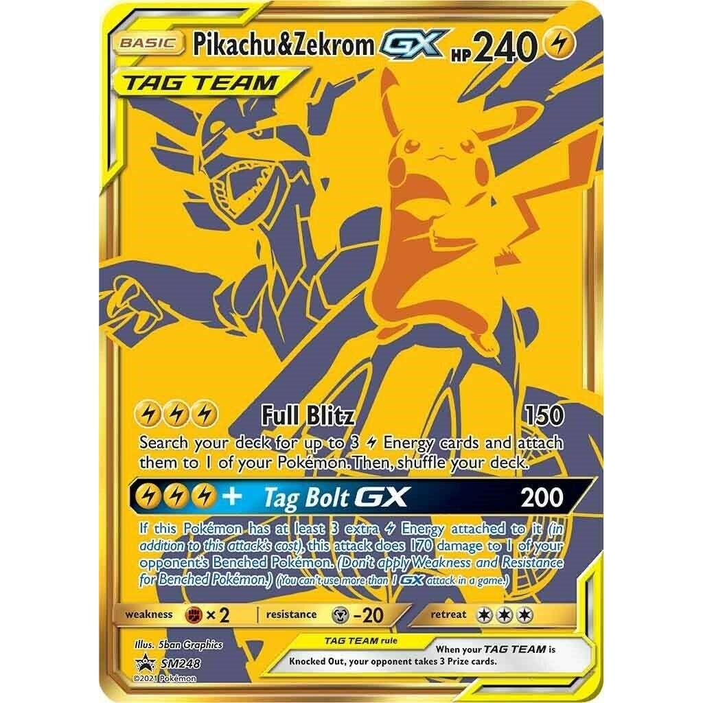 Pikachu & Zekrom GX - SM248 (SM248) (SMP) - PTC Collectibles