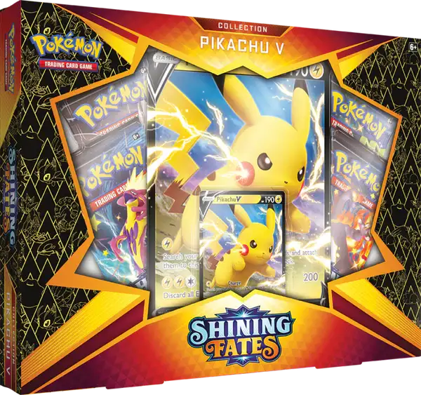 Pokemon Shining Fates Pikachu V Box