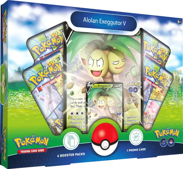 Pokemon Go: Alolan Exeggutor V Box - Premier Trading Cards