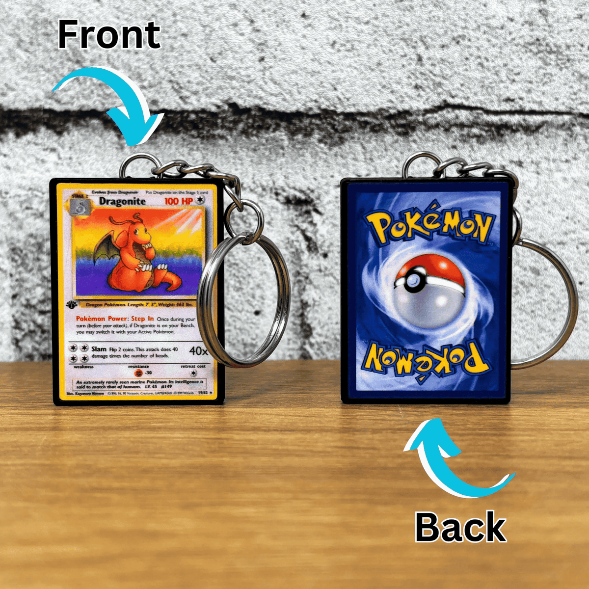 Pokemon Card Keychains (101-151)