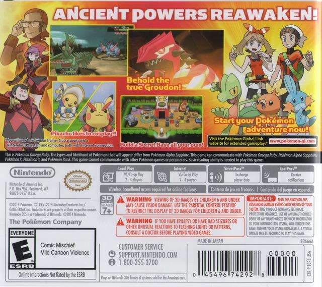 POKEMON OMEGA RUBY - PTC Collectibles