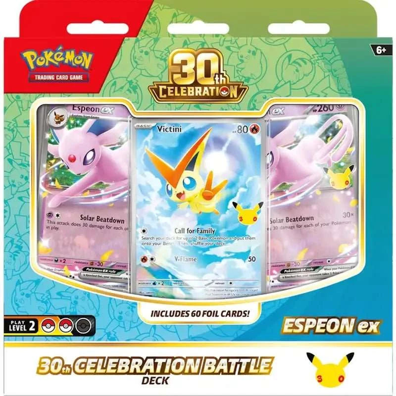 Pokemon TCG: 30th Celebration Battle Deck - Espeon (PRE-ORDER) - PTC Collectibles