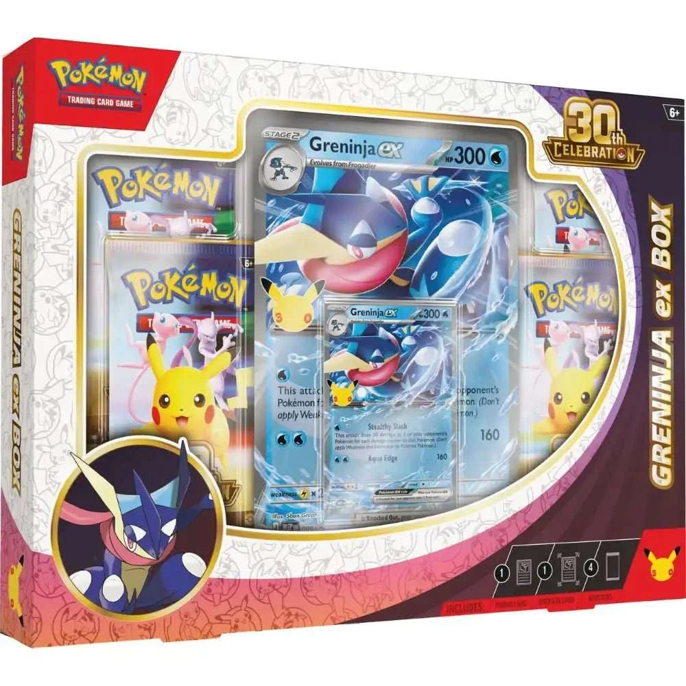 Pokemon TCG: 30th Celebration Greninja ex Box (PRE-ORDER) - PTC Collectibles