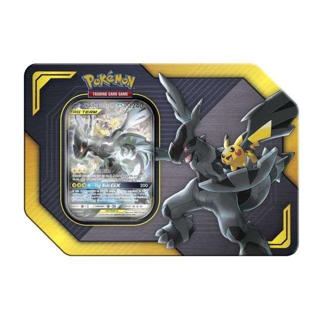 Pokémon TCG - Sun & Moon - Tag Team Tin (Pikachu & Zekrom GX) - PTC Collectibles