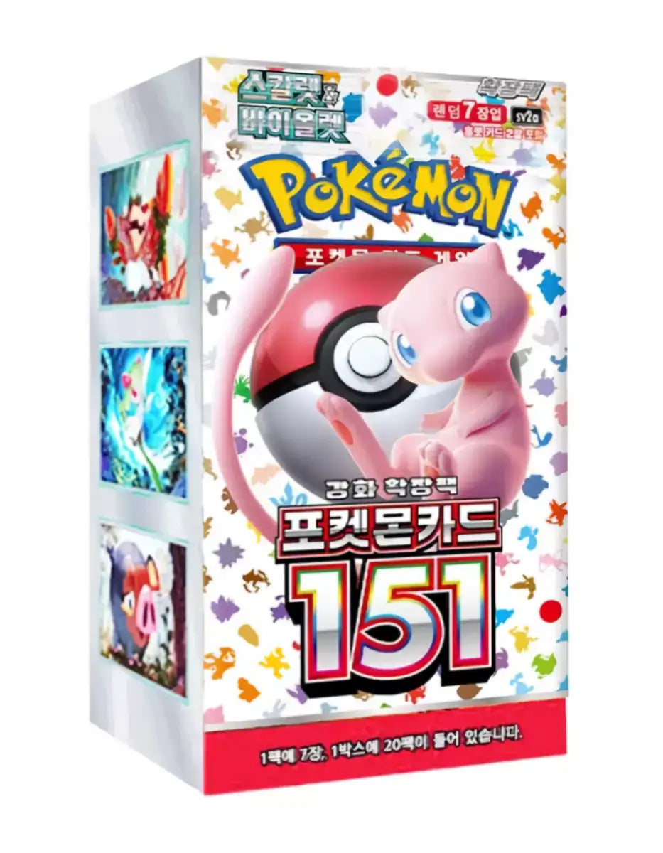 Pokémon Card Scarlet & Violet 151 Booster Box (Korean Version) - Premier Trading Cards