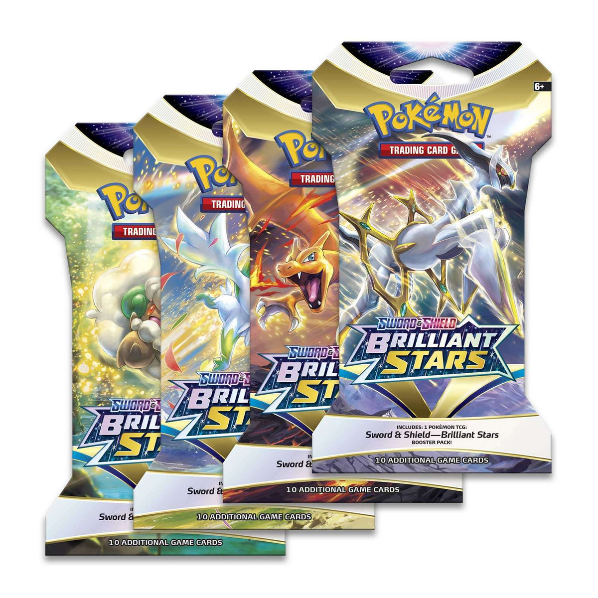 Sword & Shield Brilliant Stars - Pokémon Booster Pack - Premier Trading Cards