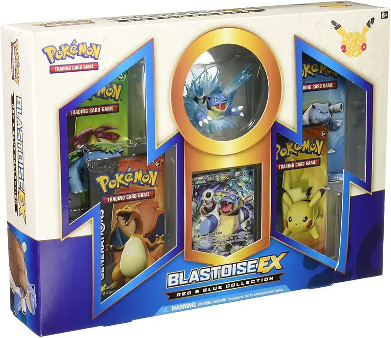 Coffret Pokémon - Tortank EX 20ème Anniversaire Rouge et Bleu