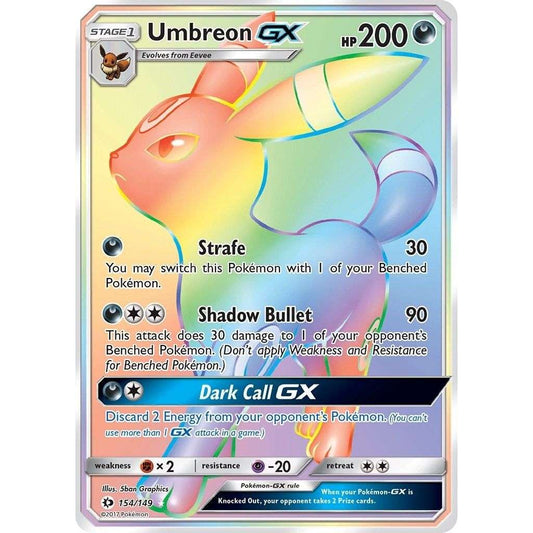 Umbreon GX (Secret) (154/149) (SM01) - Premier Trading Cards