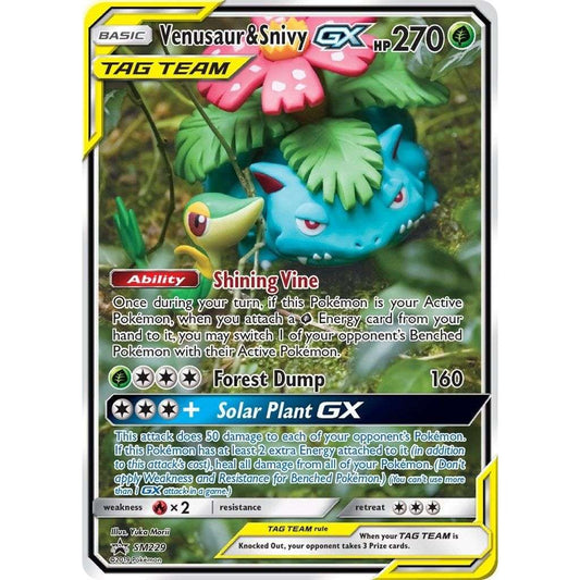 Venusaur & Snivy GX - SM229 (SM229) (SMP) - Premier Trading Cards