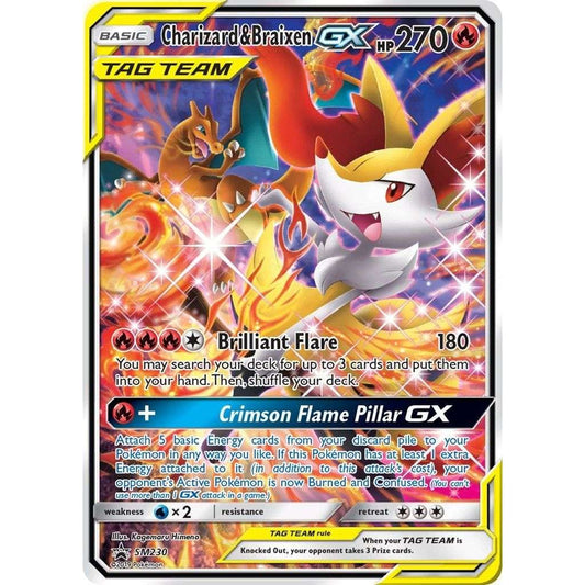 Charizard & Braixen GX - SM230 (SM230) (SMP) - Premier Trading Cards