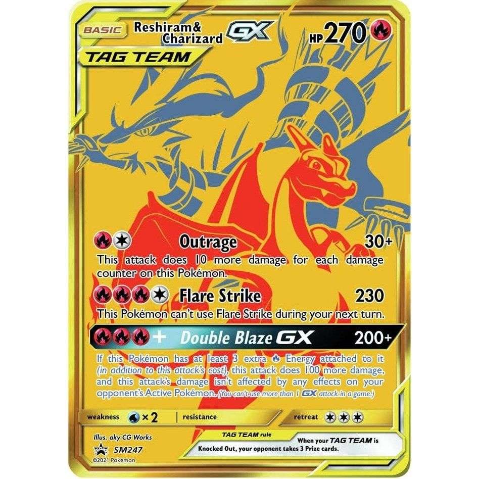 Reshiram & Charizard GX - SM247 (SM247) (SMP) - Premier Trading Cards