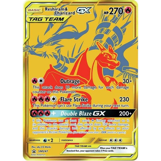 Reshiram & Charizard GX - SM247 (SM247) (SMP) - Premier Trading Cards