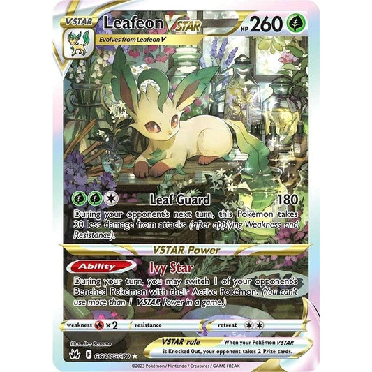 Leafeon VSTAR (GG35/GG70) (CRZ:GG) - Premier Trading Cards