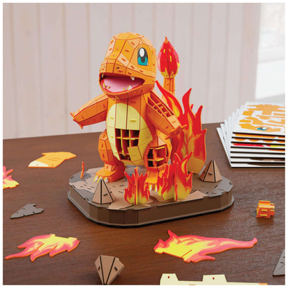 4D Build Pokémon Charmander 3D Puzzle Model Kit, Desk Décor, Shelf Display 🍁 All In One Marketplace Canada - PTC Collectibles