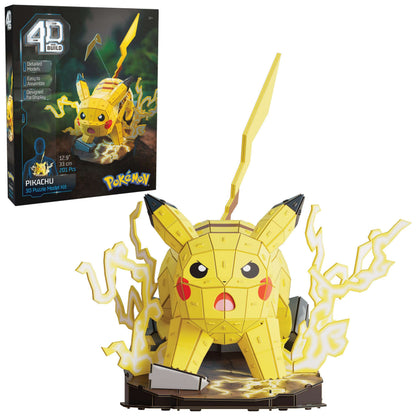 4D Build Pokémon Pikachu 3D Puzzle Model Kit, Desk Décor, Shelf Display 🍁 All In One Marketplace Canada - PTC Collectibles