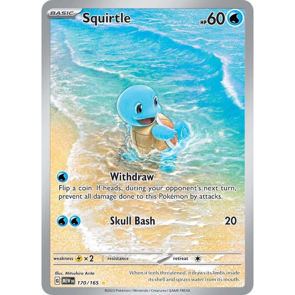 Squirtle (170/165) (MEW) - Premier Trading Cards
