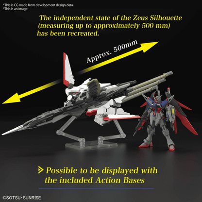 HG 1/144  Destiny Gundam Spec 2 & Zeus Silhouette Plastic Model Kit