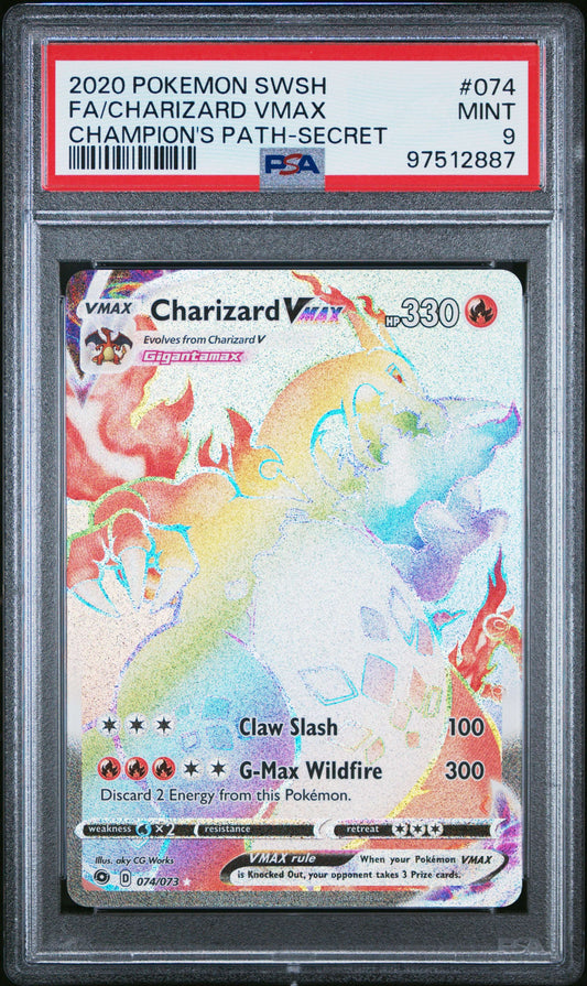 Charizard VMAX 074/073 PSA 9 - Premier Trading Cards