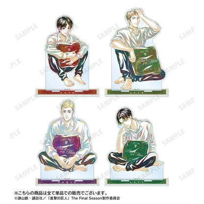 Attack on Titan Anime Merch - New Illustration Erwin Relax ver. Big Acrylic Stand